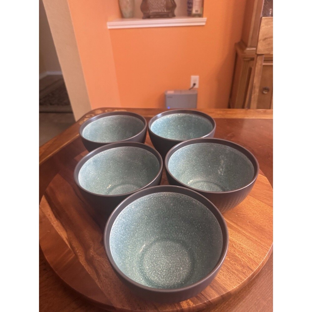 5" All Purpose Bowl Maddox Blue by Mikasa a Set of 5 - Picture 4 of 8